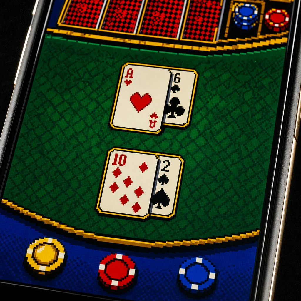 Player using Apple Pay on mobile casino app